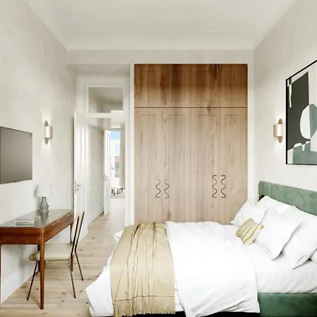 Belem Holiday 2 Quartos, Salon, 2 Banho, Wifi Apartment *
